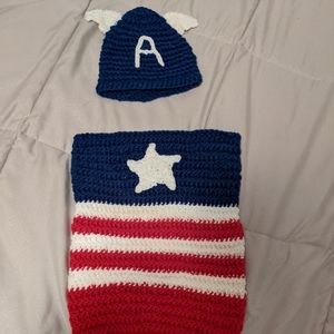 Captain America baby cocoon